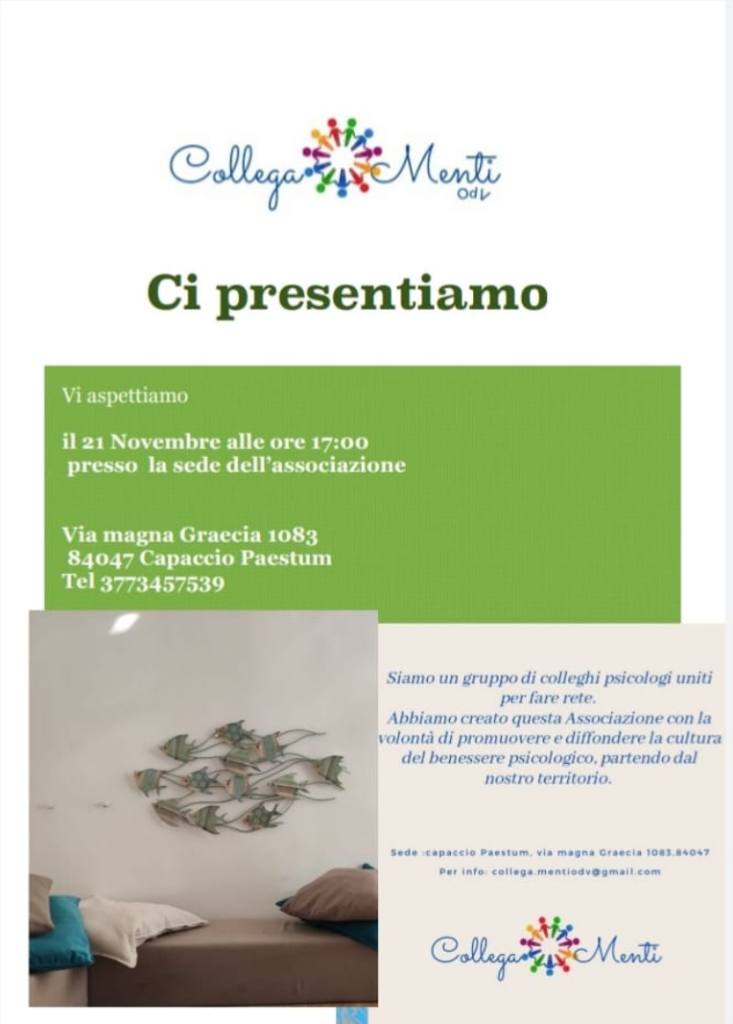 Collega-Menti presentazione domenica 21 novembre