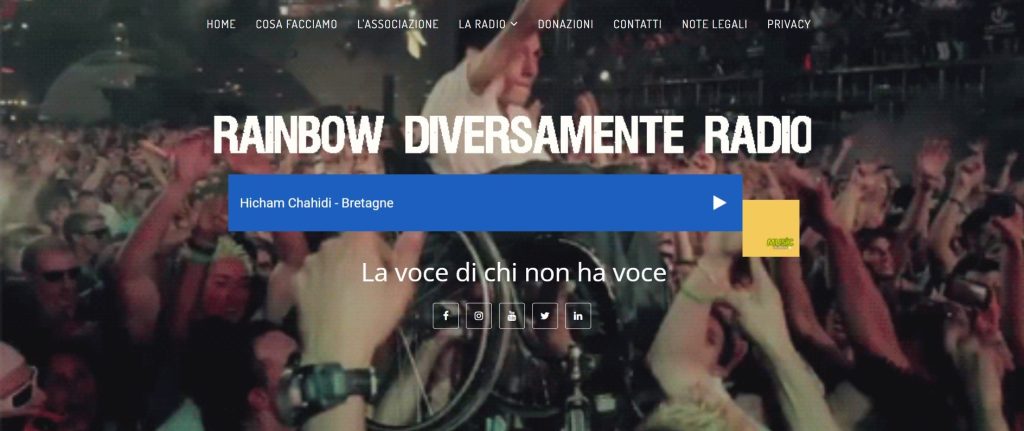 Locandina di Rainbow Diversamente Radio